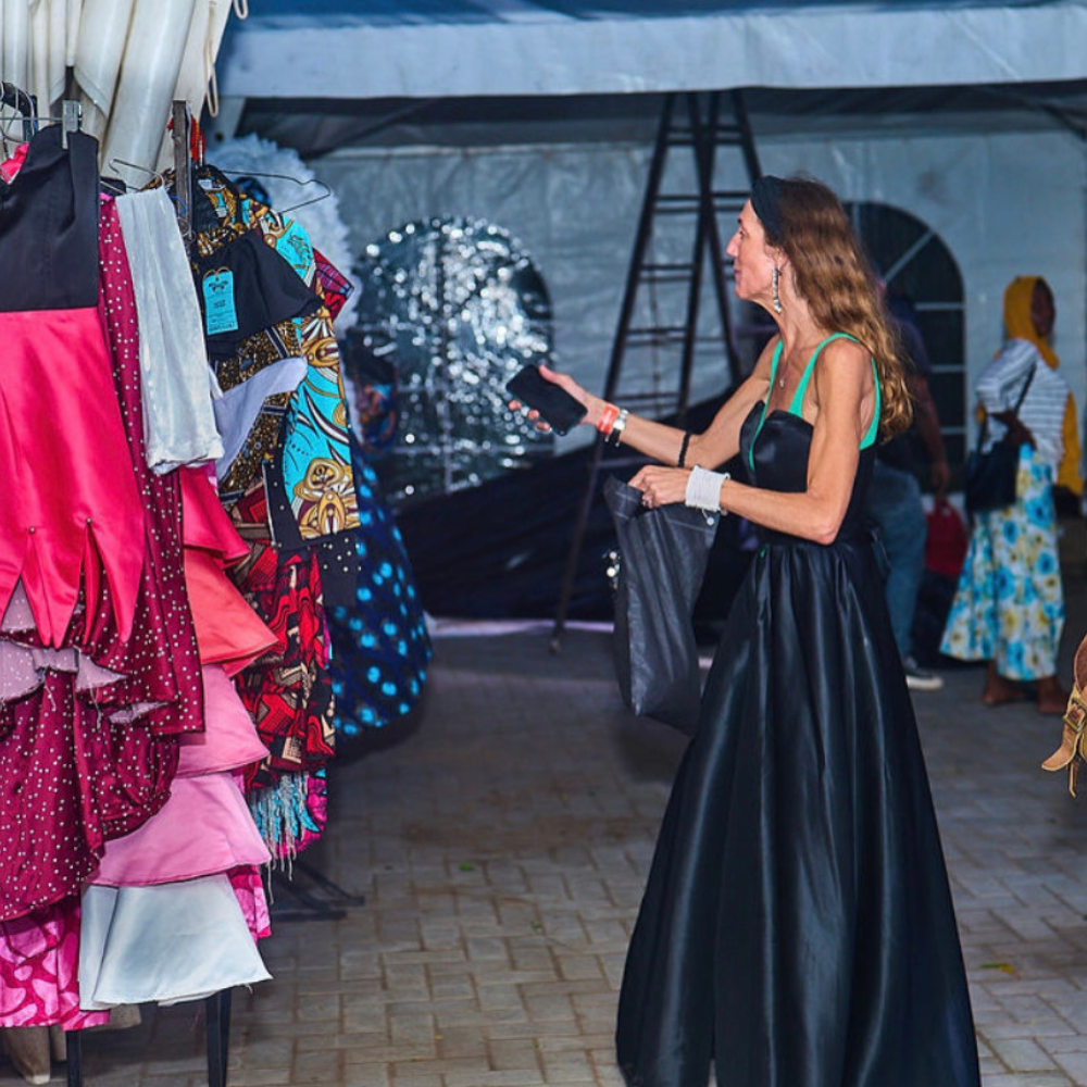 Artisanal fashion detail from NoorTribe.